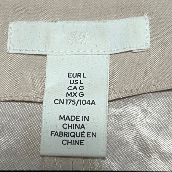 Satin tunic by H&M, blush, size large - Picture 6 of 9